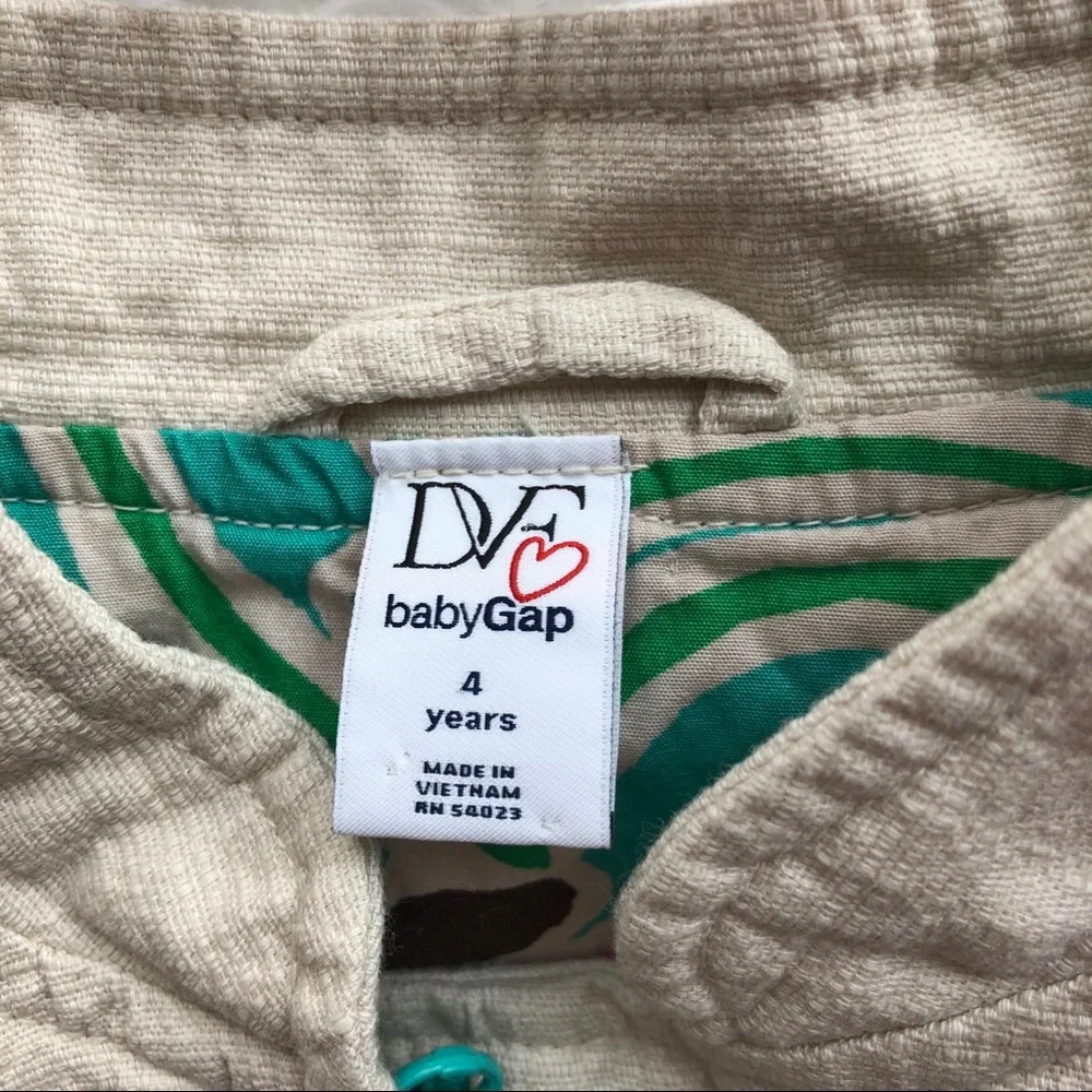 Diane von Furstenberg for gap patch jacket 4 girls